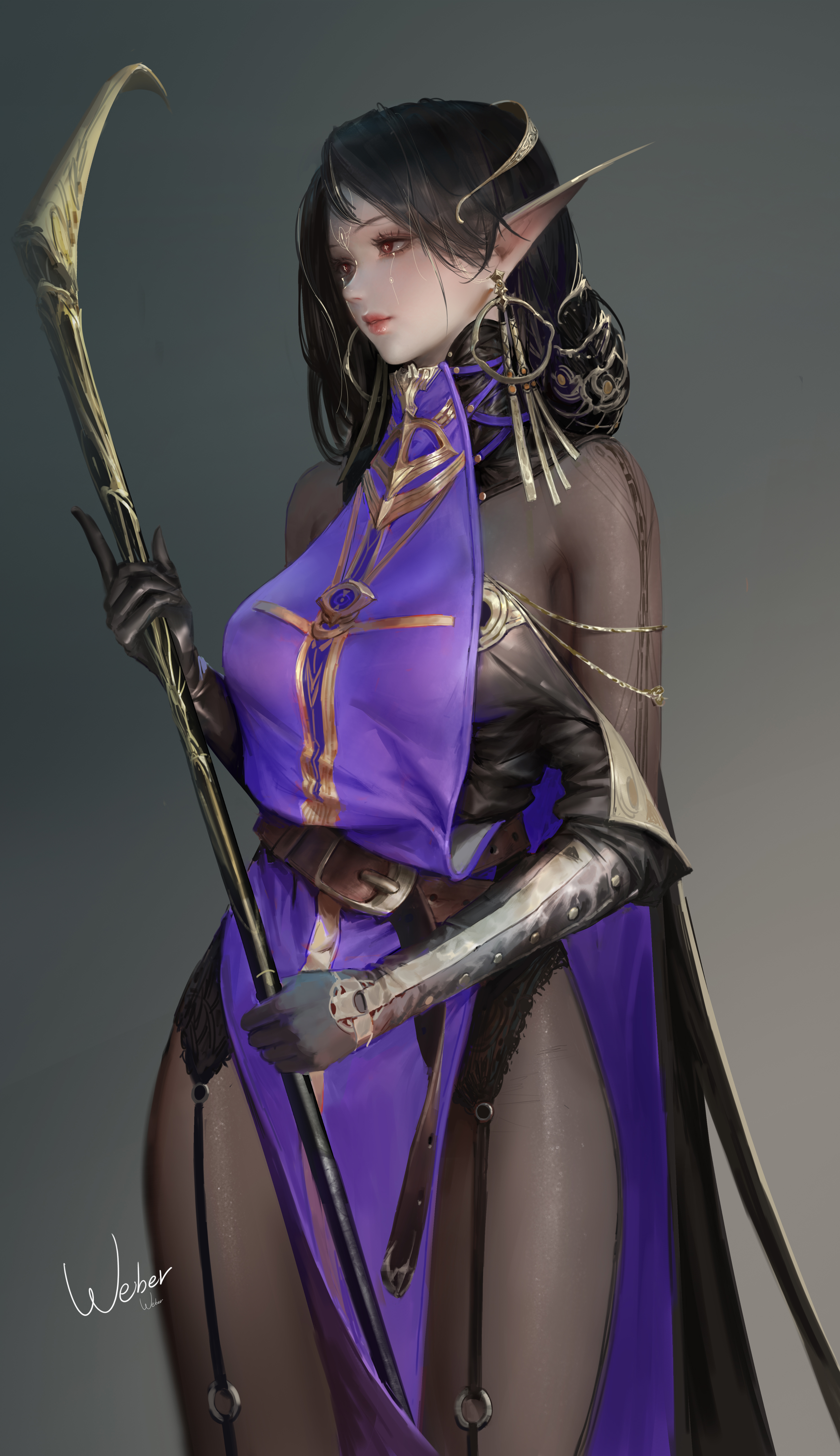 紫衣精灵